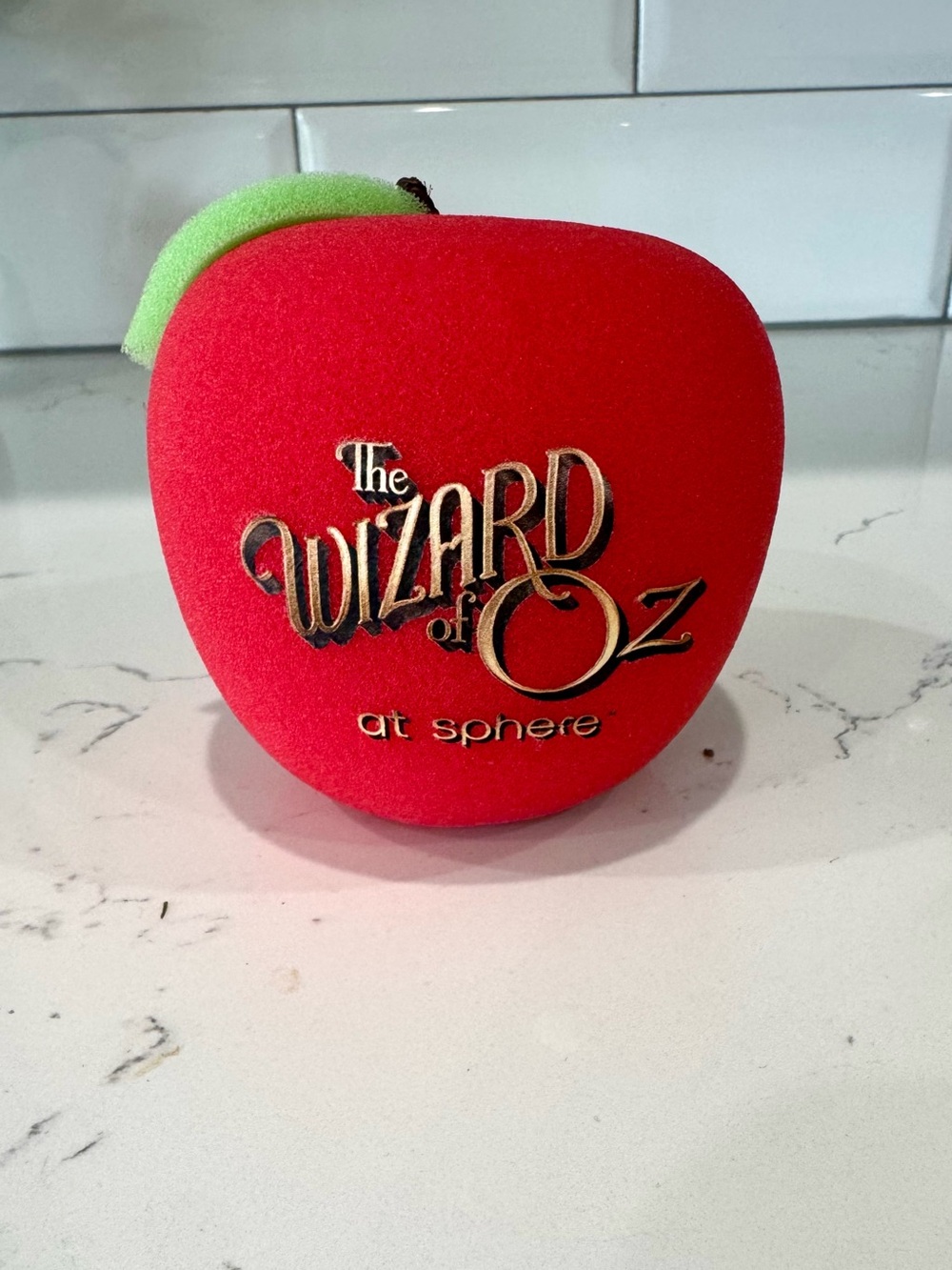 Wizard of Oz at Sphere Las Vegas Exclusive Foam Apple Souvenir